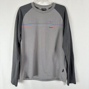 Patagonia Tide Ride Lightweight Crew Sweatshirt Mens Large Gray Outdoor Hiking
